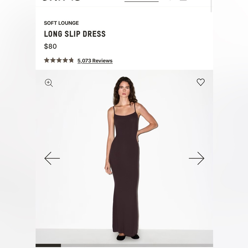 Skims Slip Maxi Dress